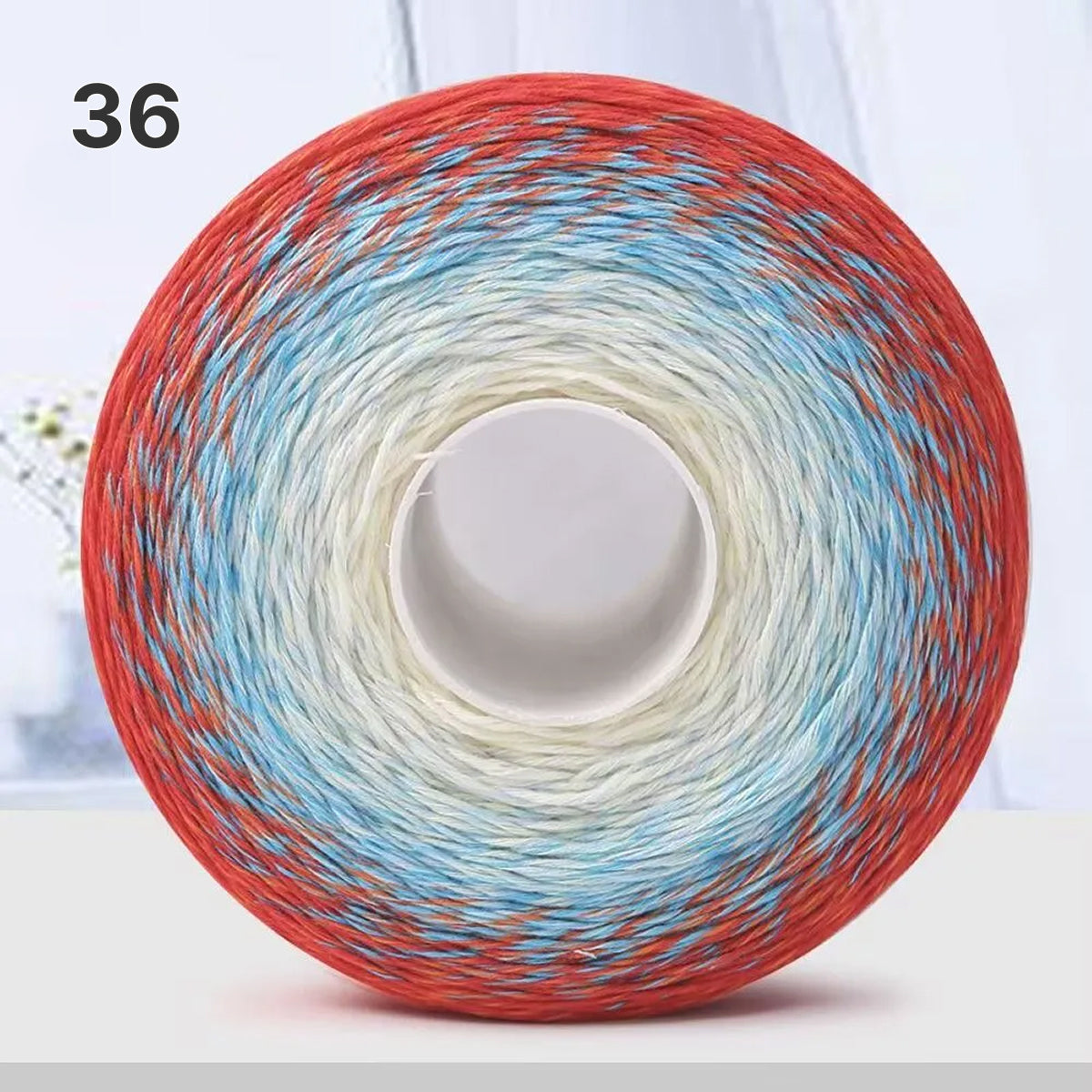 【手編みキット】Melody Wave Blanket（メロディーウェーブブランケット）｜Melody Cake Yarnで編む｜ロングピッチ段染め｜綿100%｜編み図付き｜全36色