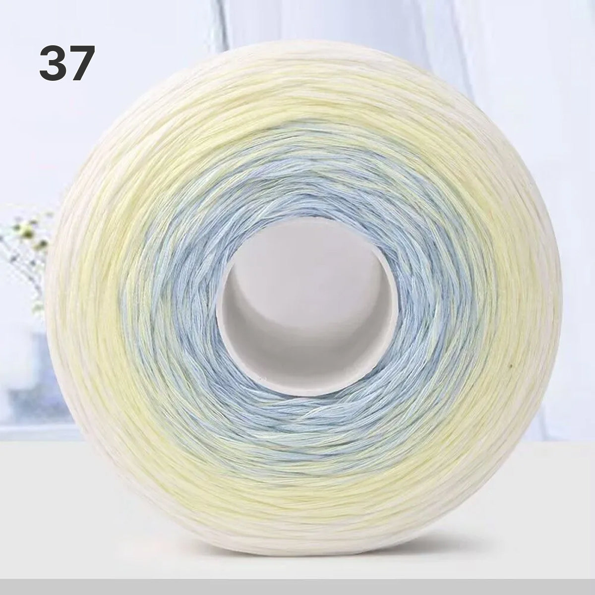 【手編みキット】Melody Wave Blanket（メロディーウェーブブランケット）｜Melody Cake Yarnで編む｜ロングピッチ段染め｜綿100%｜編み図付き｜全36色
