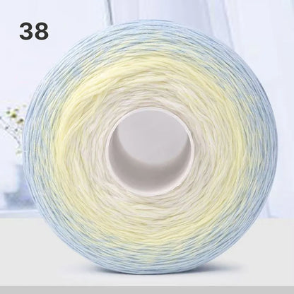 【手編みキット】Melody Wave Blanket（メロディーウェーブブランケット）｜Melody Cake Yarnで編む｜ロングピッチ段染め｜綿100%｜編み図付き｜全36色
