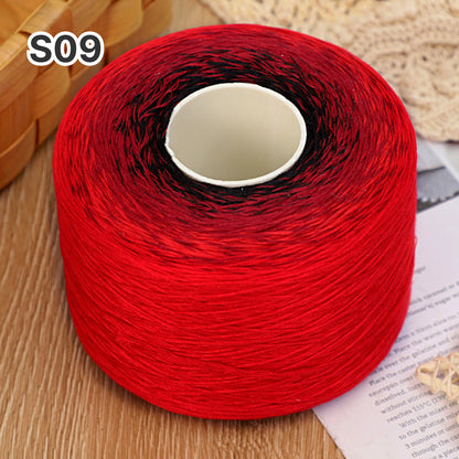【シルケット加工・綿100%】Melody Cake Yarn（メロディーケーキヤーン）500g｜韓国風グラデーション段染め｜ウェア・ショール・ブランケットに