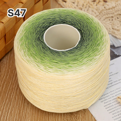 【シルケット加工・綿100%】Melody Cake Yarn（メロディーケーキヤーン）500g｜韓国風グラデーション段染め｜ウェア・ショール・ブランケットに