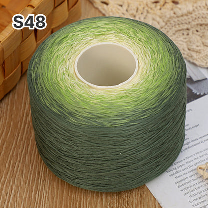 【シルケット加工・綿100%】Melody Cake Yarn（メロディーケーキヤーン）500g｜韓国風グラデーション段染め｜ウェア・ショール・ブランケットに