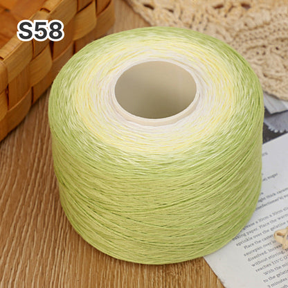 【シルケット加工・綿100%】Melody Cake Yarn（メロディーケーキヤーン）500g｜韓国風グラデーション段染め｜ウェア・ショール・ブランケットに