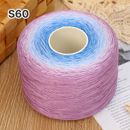 【シルケット加工・綿100%】Melody Cake Yarn（メロディーケーキヤーン）500g｜韓国風グラデーション段染め｜ウェア・ショール・ブランケットに