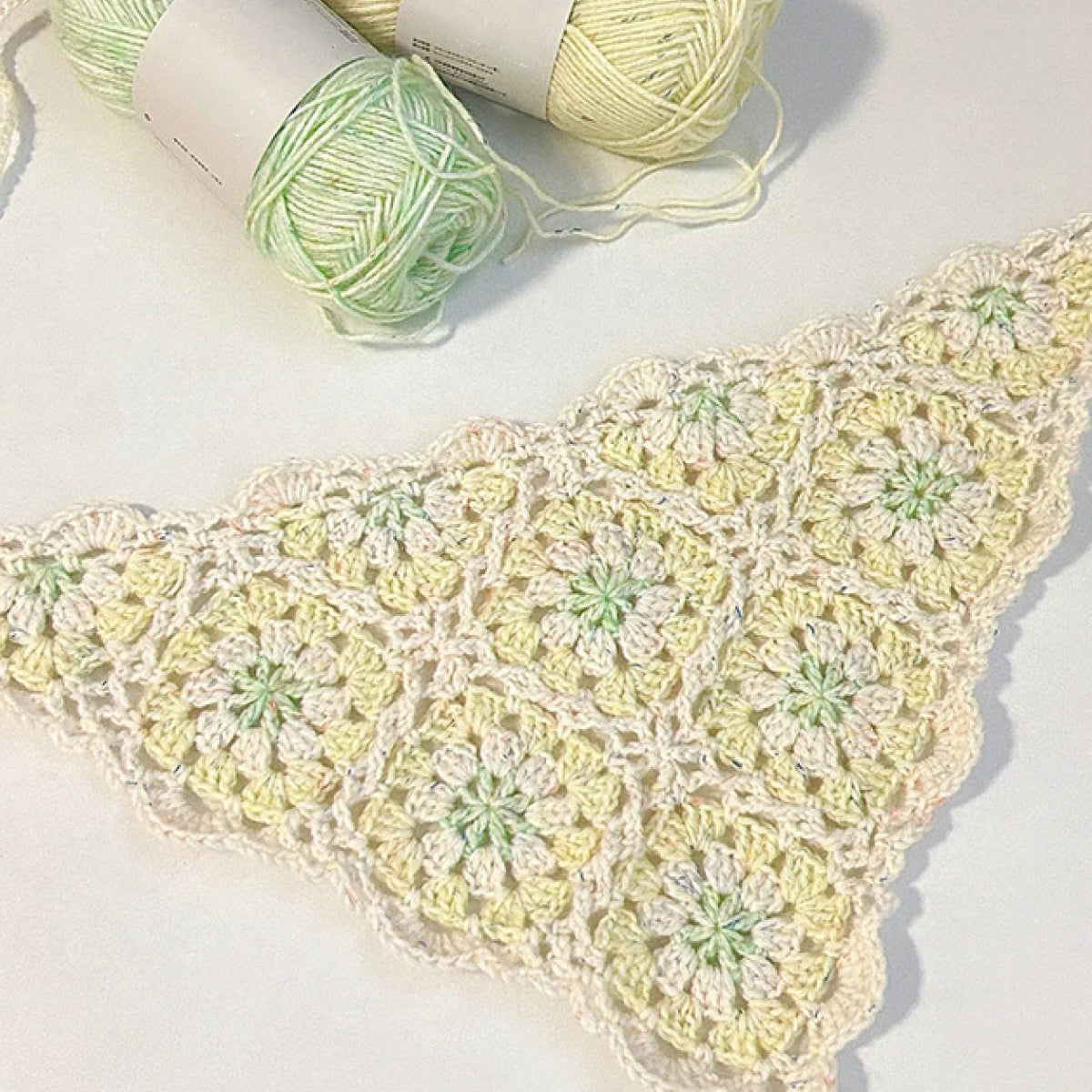 「Mousse Cotton 」　50g ｜ムース・コットン ｜韓国インテリア風｜空気を編むような新触感｜カラフルネップ入りエアリーコットン糸 | 並太