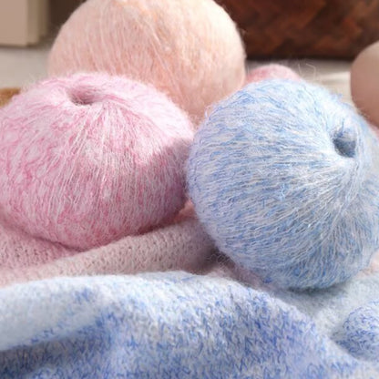 Hane Mohair（ハネモヘア）50g｜グラデーションモヘア糸｜羽のように軽やかでシルクのような艶感｜全12色