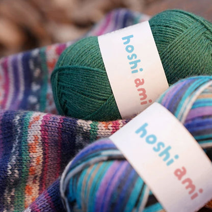 【ソックヤーン】Moyo Yarn（モヨヤーン）50g｜ウール70%・ナイロン30%｜段染め＆単色｜靴下・小物に｜全19色
