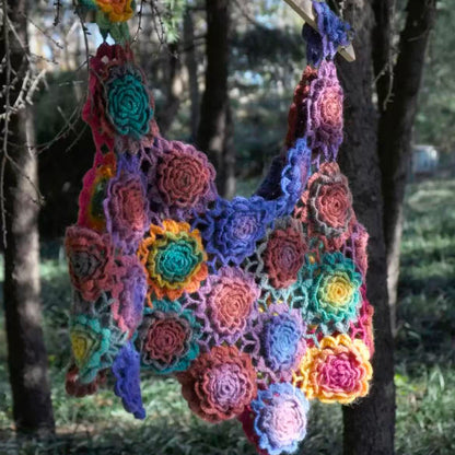 【100g】段染めウールSerenade（セレナーデ ）｜幻想的なグラデーション｜手紡ぎ風シングルツイスト｜ショール・ウェアに