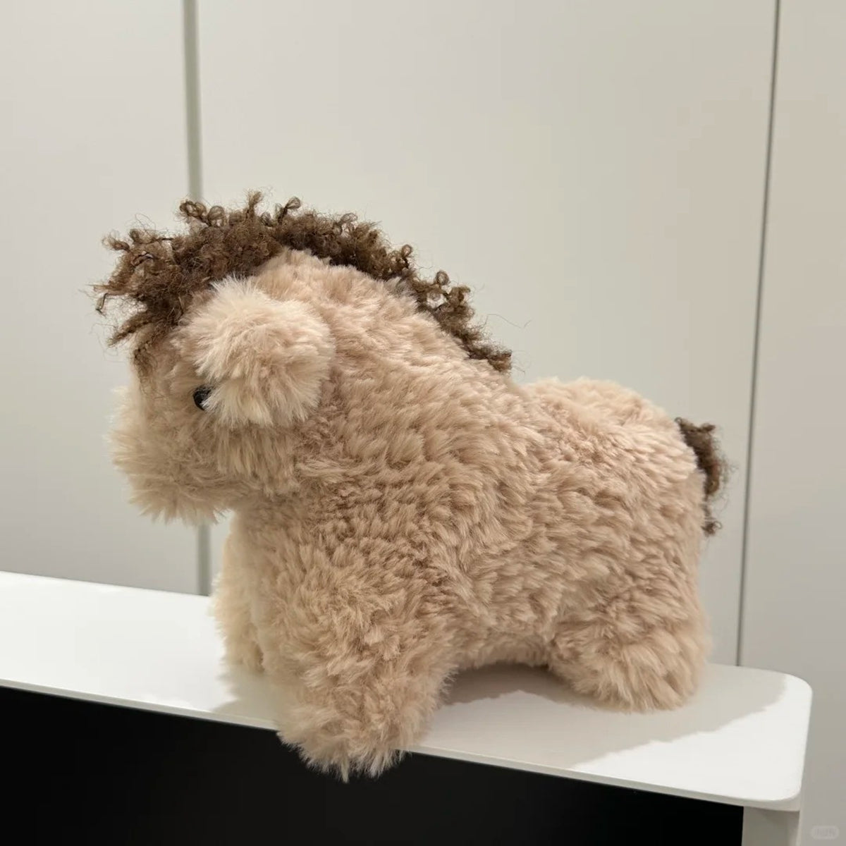 極太フェイクファーヤーン100g大玉｜もこもこ エコファー｜星ポンチョ　マフラー・バッグ・ラグ作りに