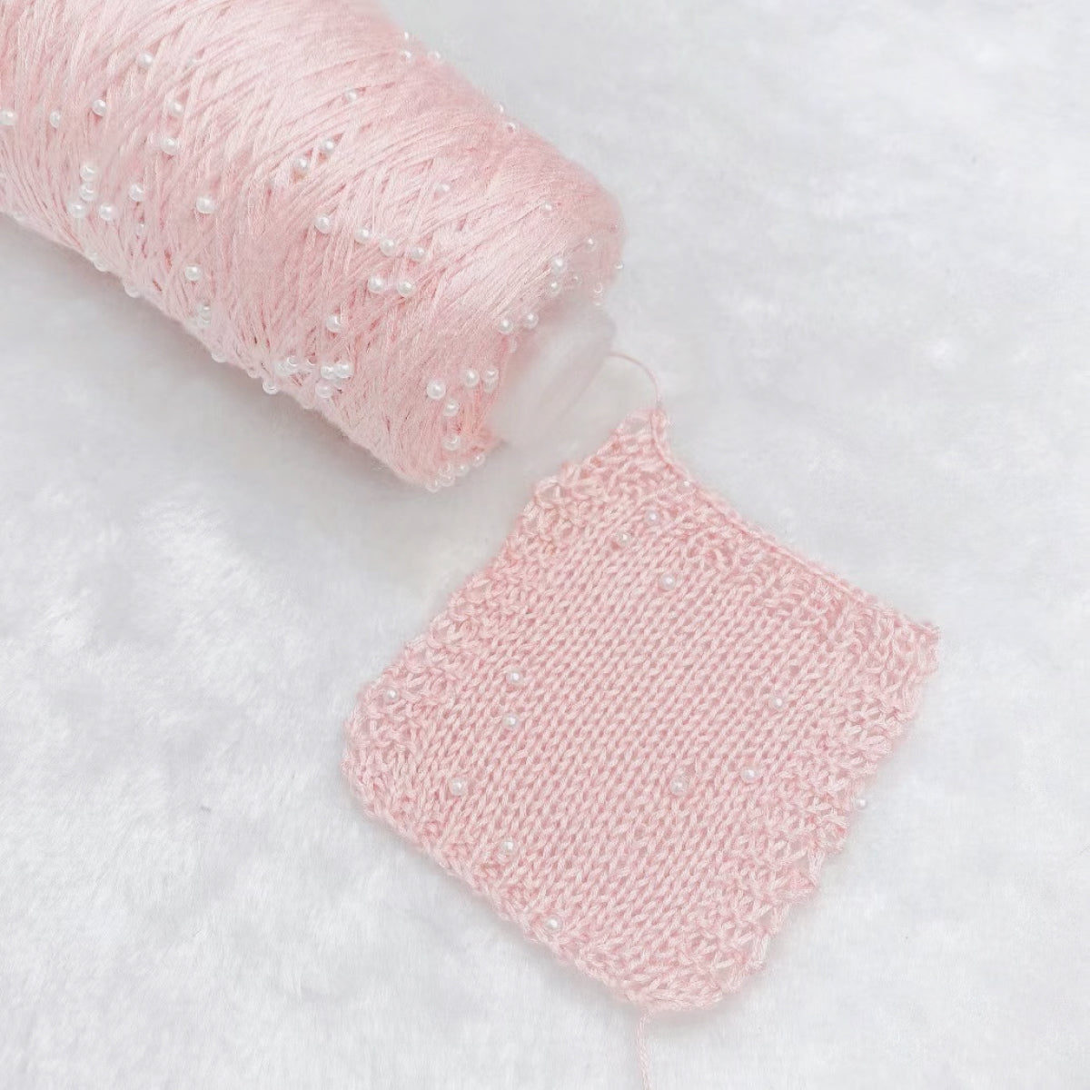 Pearl Cotton（パールコットン）350g｜真珠のような輝き｜パールビーズ入りシルケットコットン｜上品な艶と涼やかなサマーヤーン｜韓国トレンドのバレエコア風｜全75色