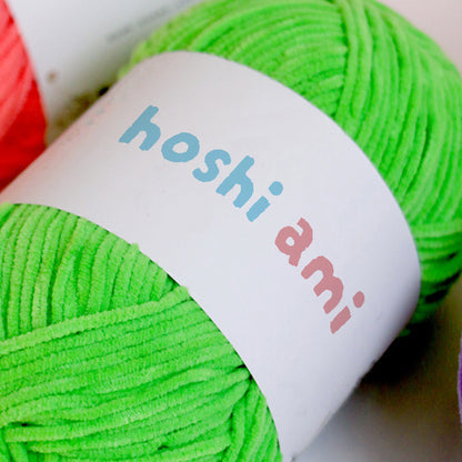 Bonbon Yarn（ボンボンヤーン）50g｜細めのシェニール毛糸｜あみぐるみ・ヘアアクセ・小物に｜全53色