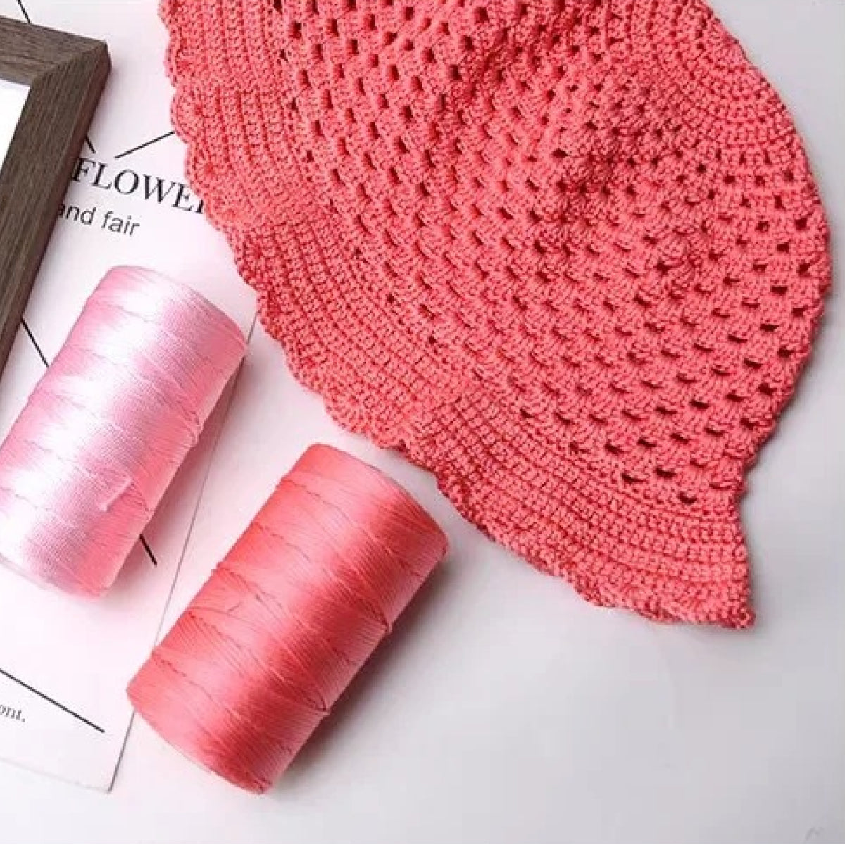 シルク光沢糸 100g | 春夏の帽子・バッグ作りに最適なサマーヤーン