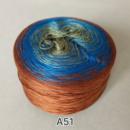 【手編みキット】Joyful Hanabi Shawl（ジョイフル花火ショール）｜Joyful Cake Yarn 1玉で完成｜花火のような透かし編み｜段染め・冷房対策｜編み図＋動画付き