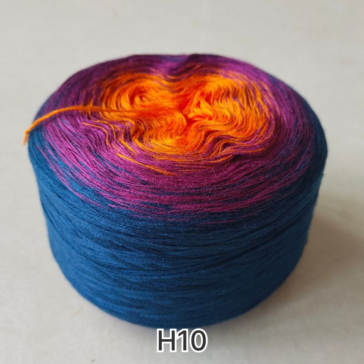 【手編みキット】Joyful Hanabi Shawl（ジョイフル花火ショール）｜Joyful Cake Yarn 1玉で完成｜花火のような透かし編み｜段染め・冷房対策｜編み図＋動画付き