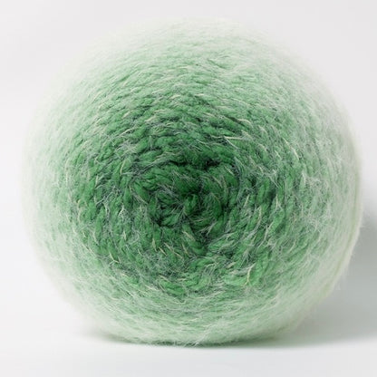 【手編みキット】花束巾着バッグ｜ロングファーヤーンで編むグラデーション｜パールストラップ＆動画付き　