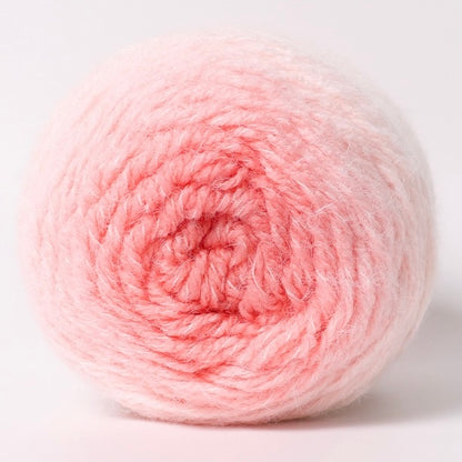 【毛糸キット】グラデーション猫の足跡ふわもこマフラー材料セット｜全14色展開 かぎ針7/0 ｜初心者にもおすすめの冬ギフト 電子版編みレシピ