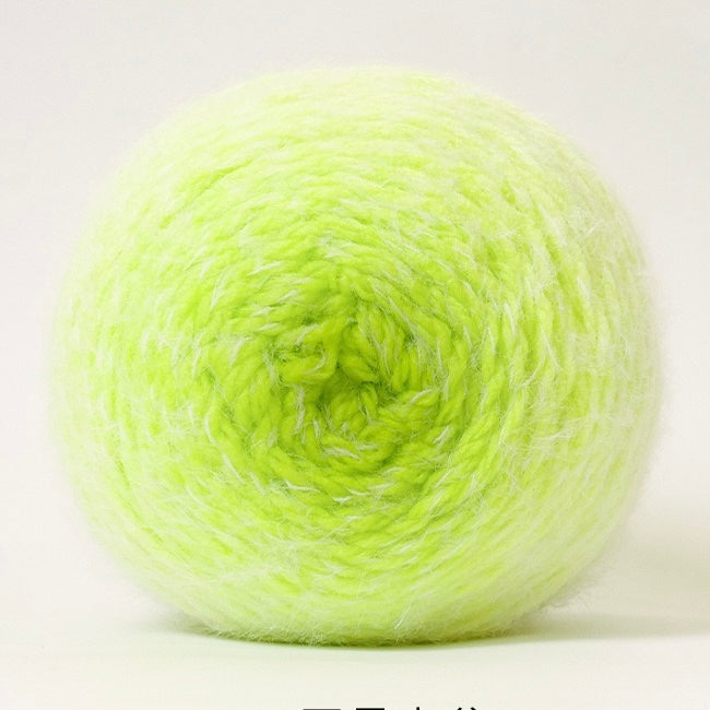 【毛糸キット】グラデーション猫の足跡ふわもこマフラー材料セット｜全14色展開 かぎ針7/0 ｜初心者にもおすすめの冬ギフト 電子版編みレシピ