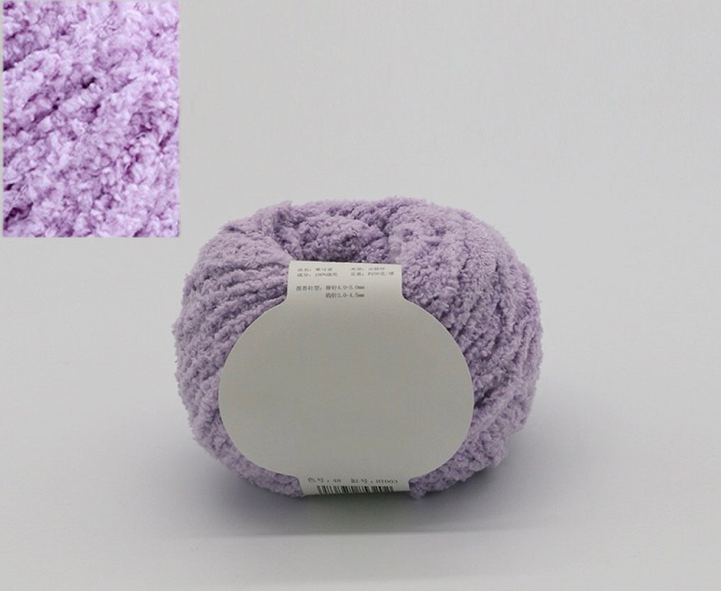 【毛糸キット】猫の足跡ふわもこマフラー材料セット｜全5色展開 かぎ針7/0 やわらかマシュマロ糸使用｜初心者にもおすすめの冬ギフト 電子版編みレシピ