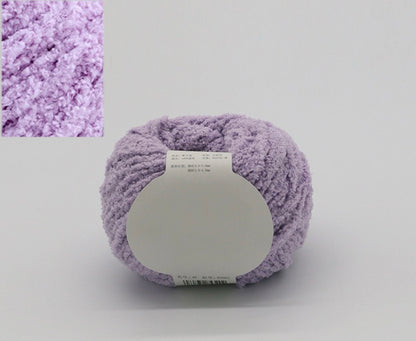 【毛糸キット】猫の足跡ふわもこマフラー材料セット｜全5色展開 かぎ針7/0 やわらかマシュマロ糸使用｜初心者にもおすすめの冬ギフト 電子版編みレシピ