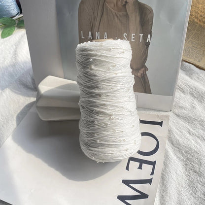 パールコットン糸　なめらかシルクのようなコットン　ウェア・小物用　ふんわり優しい肌ざわり  350g かぎ針3/0号～6/0号