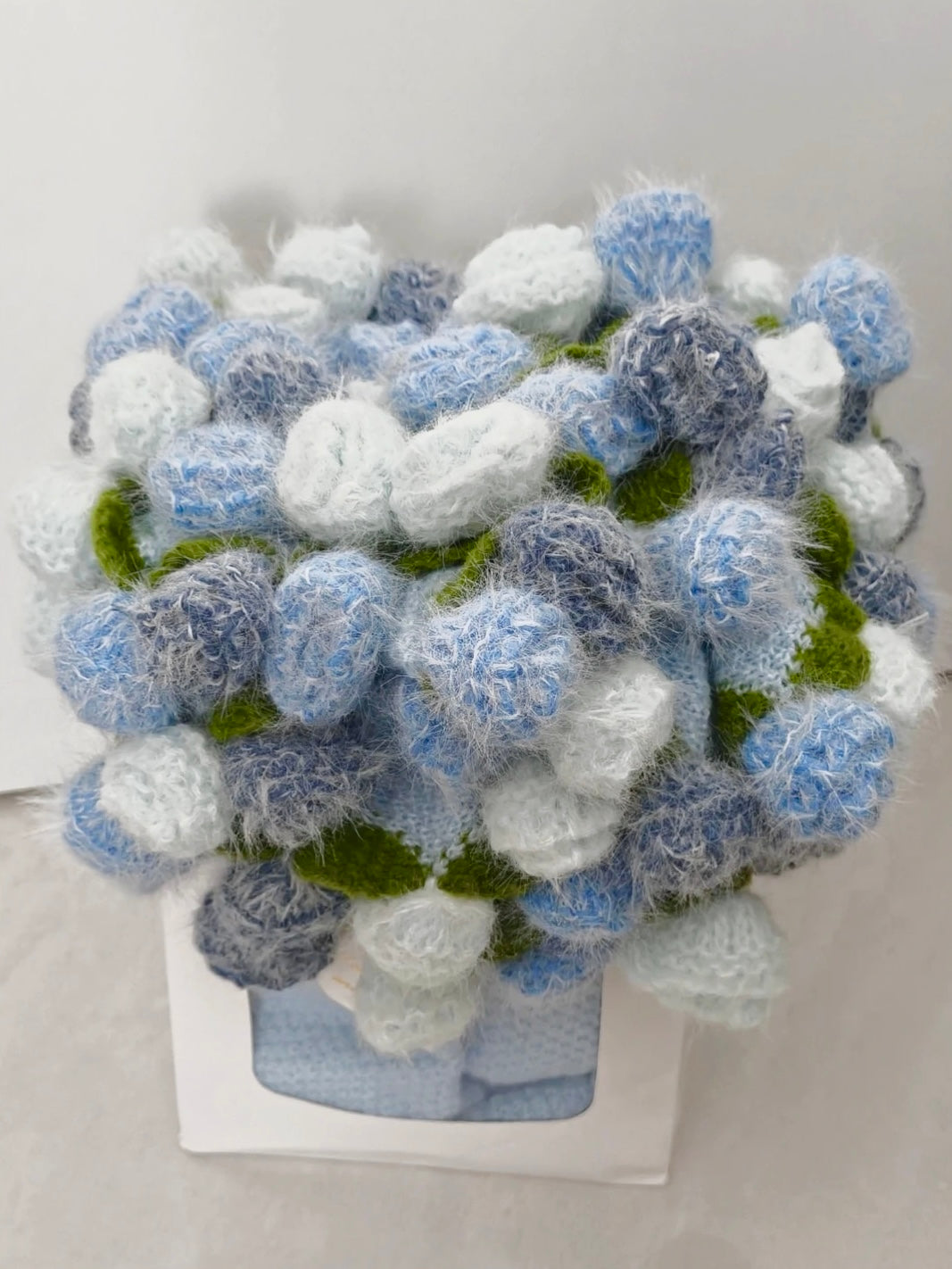 【完成品】グラデーション花束ブランケット完成品｜全2色・直径100cm・編む手間なし｜プレゼントやギフトに最適（恋人・友達・誕生日・クリスマス）