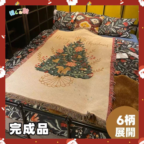 北欧風マルチカバー ブランケット1点｜全6柄・おしゃれであたたかい大判スローケット｜ソファ・ベッド・ひざ掛けにもおすすめ（130×180cm）