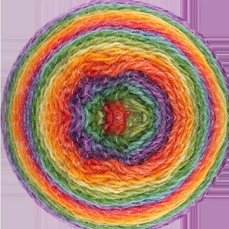 【特大600g】ロングファーヤーン BIG｜糸継ぎなしで美しく編める｜グラデーション極太毛糸 ｜初心者にも編みやすい