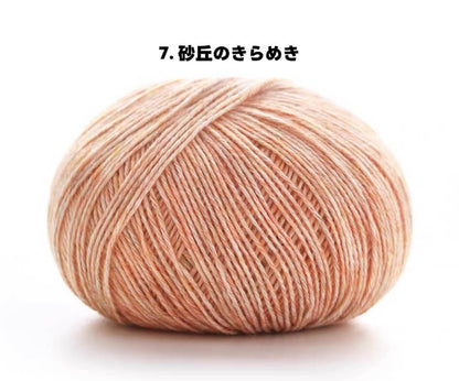 【150g大玉】絵画のようなミックスカラー｜コットン混リリヤーン｜大容量375m｜ウェア・ブランケットに