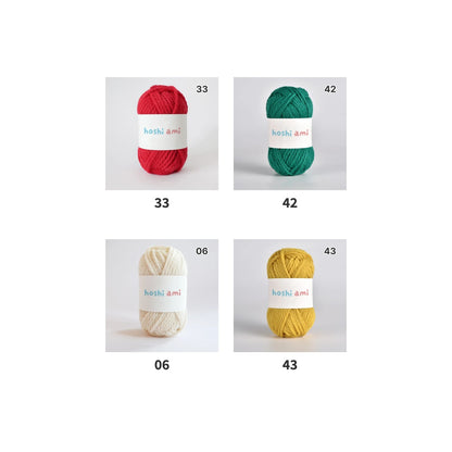 クリスマス Garden Wool 4玉セット（33・42・06・43）