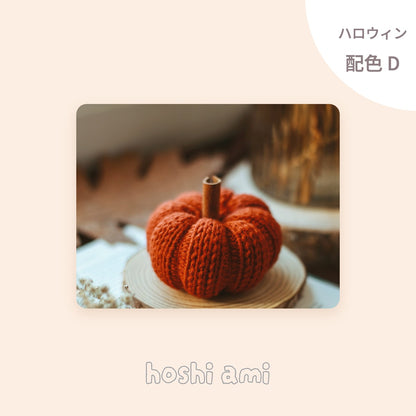 ハロウィン配色セットD Garden Wool 4玉